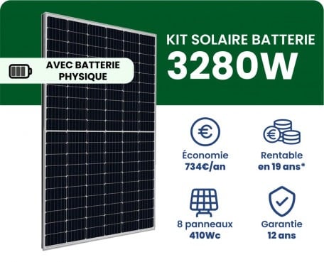 prix rentabilité économie installation panneaux solaires 3000w kit achat