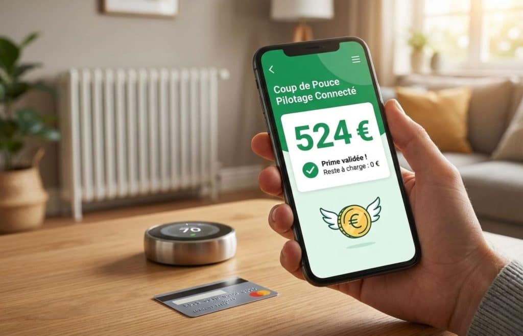 documents officiels du Plan Coup de Pouce pour financer l'installation d'un thermostat connecté sans condition de ressources.