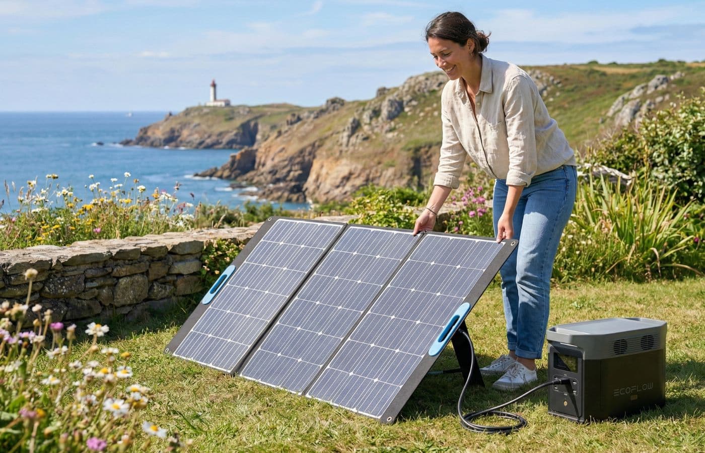 batterie de stockage solaire domestique pour autoconsommation type EcoFlow Stream