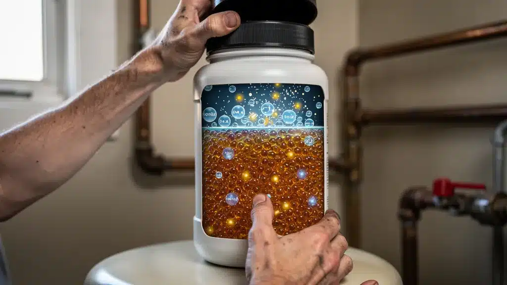 Fonctionnement de l'adoucisseur d'eau à résine - Adoucisseur d'eau Fonctionnement de l'adoucisseur d'eau à résine : illustration et conseils