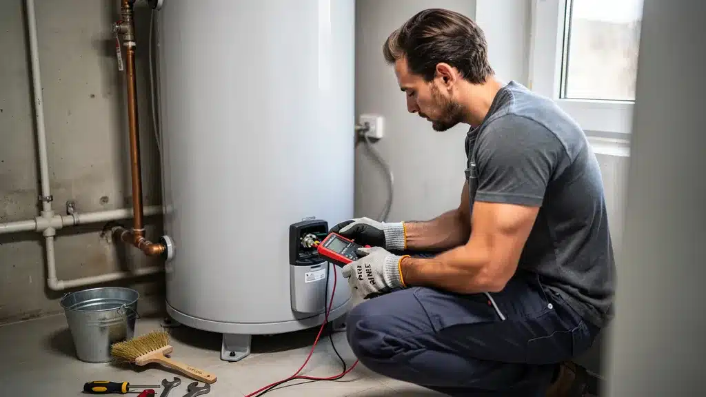 Illustration de entretien et vidange : prolongez la vie de votre ballon dans le contexte de ballon thermodynamique