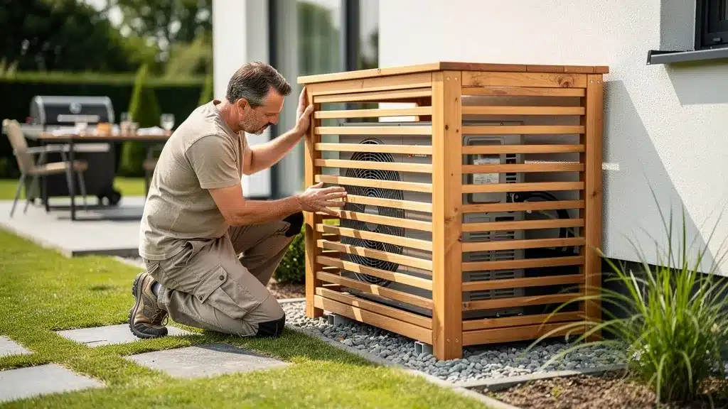 Comment cacher sa pompe à chaleur efficacement en rapport avec cacher une pompe à chaleur