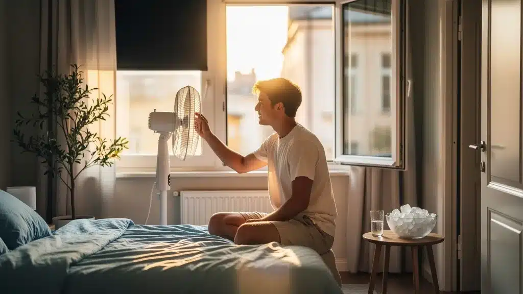 Photo illustrant comment refroidir une pièce en été