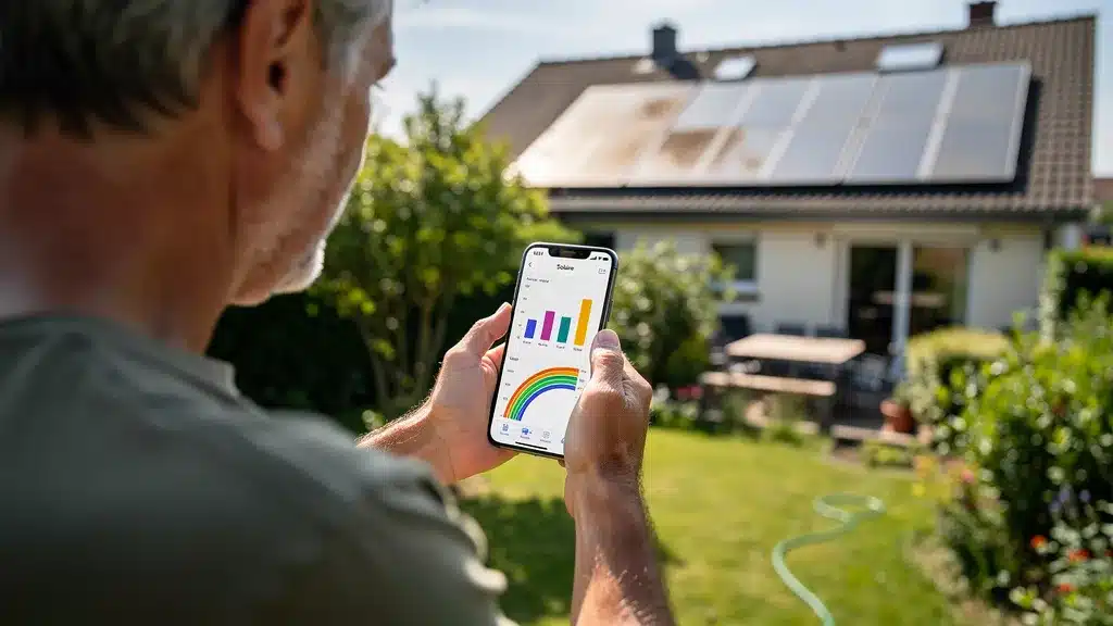 Illustration de nettoyage solaire : le mythe des 20% de rendement en plus dans le contexte de entretien panneaux solaires