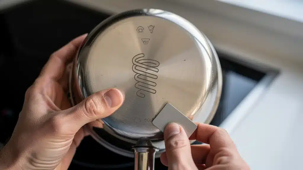 Quel est le symbole universel pour savoir si une casserole va sur l'induction en rapport avec guide complet des symboles de