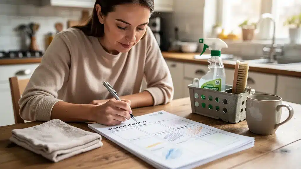 Organisation du ménage : Planning à imprimer pour mieux comprendre guide complet routine ménage