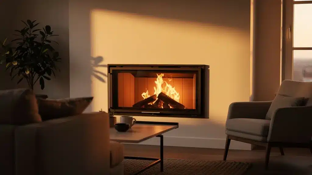 Illustration principale sur insert cheminée