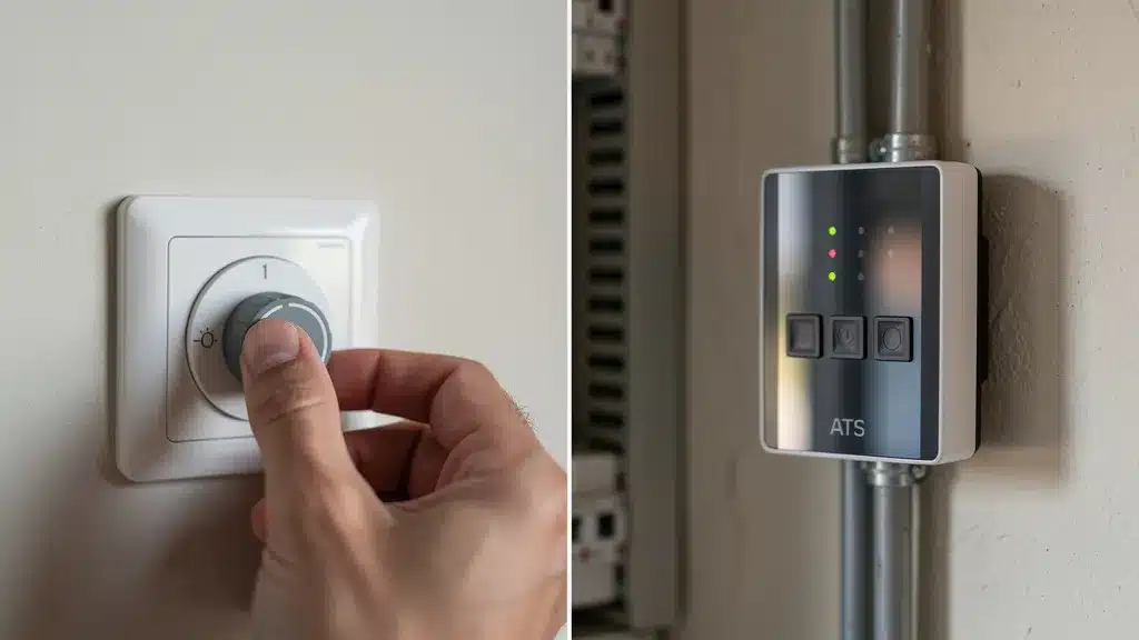 Comparatif 2026 : Inverseur de source manuel ou automatique ? - Inverseur de source Illustration : comparatif 2026 : inverseur de source manuel ou automatique