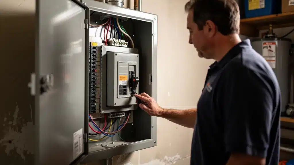 Quel est le rôle d'un inverseur de source électrique ? - Inverseur de source tableau électrique intervention technicien électricien rôle d'un inverseur de source électrique