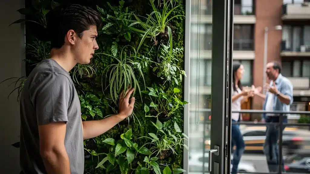 Isolation phonique : Le mur végétal bloque-t-il le bruit ? - Mur végétal Isolation phonique : Le mur végétal bloque-t-il le bruit : illustration et conseils