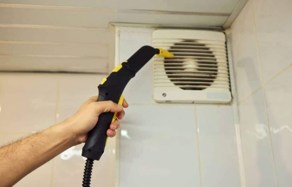 appareil karcher nettoyeur vapeur pression grille vmc salle de bain cuisine poussière griasse