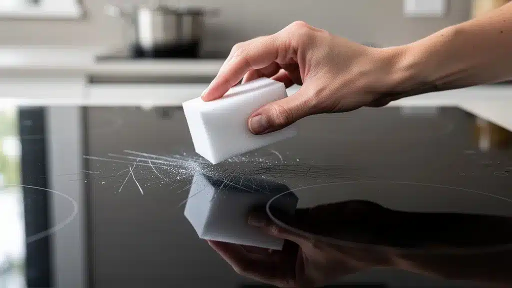 Éviter les rayures : Les erreurs fatales à bannir et nettoyer une plaque induction expliques en detail