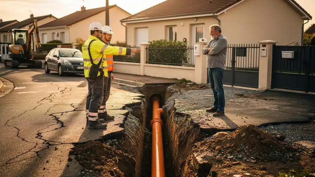 Photo illustrant prix du raccordement au tout à l'égout