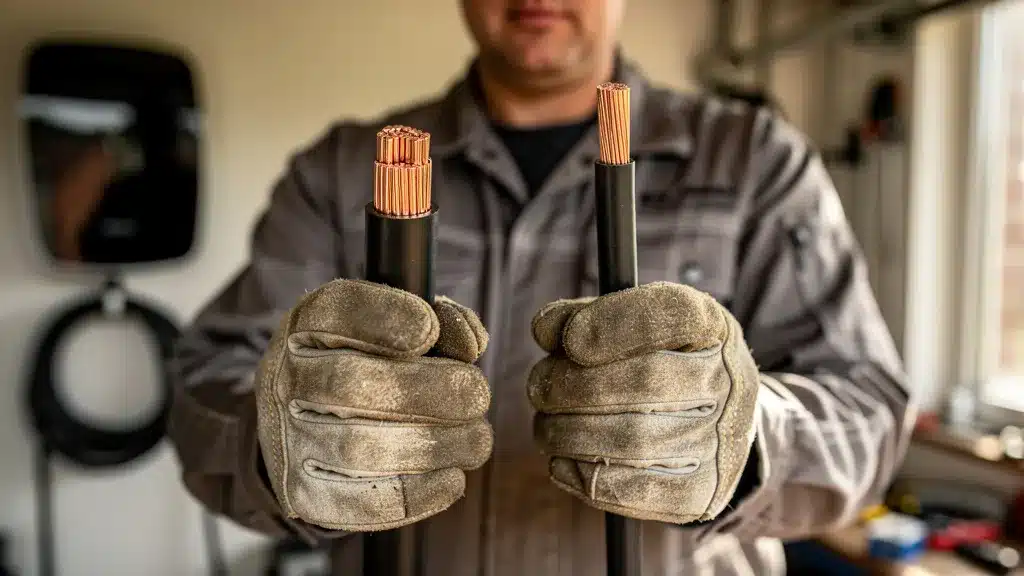 Quelle section de câble électrique pour une Wallbox 7kW ? - Quel disjoncteur pour une borne de recharge 7kW Photo representant quelle section de câble électrique pour une wallbox 7kw