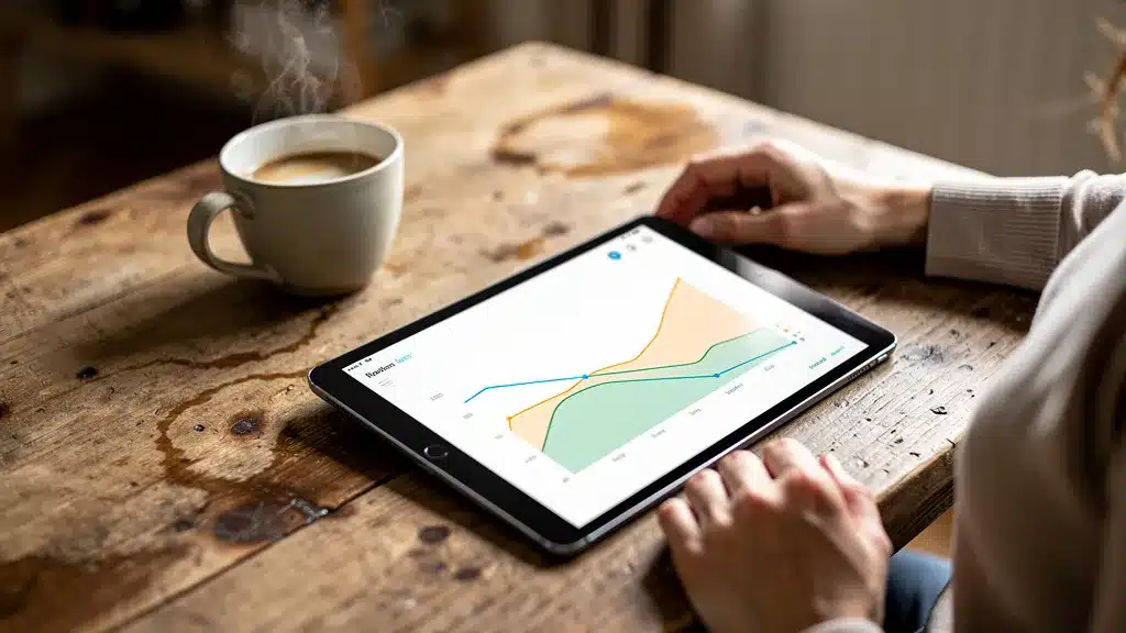 Calcul des économies d'énergie avec le programmateur Heatzy en image