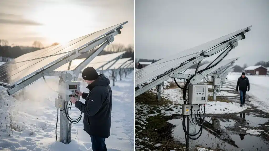 Impact météo : Production hivernale et jours nuageux - Tracker solaire Impact météo : Production hivernale et jours nuageux : conseils sur tracker solaire