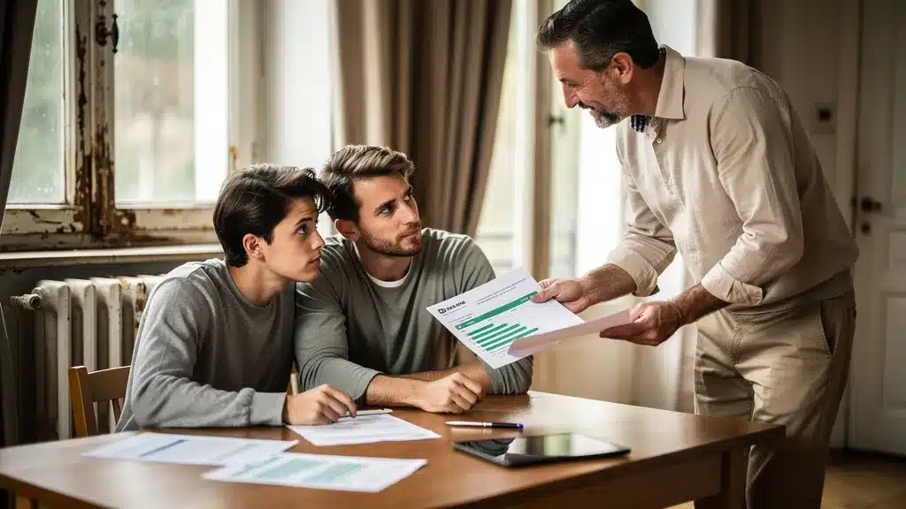 Photo de main avec maison pour passoire thermique : utiliser l'audit energie pour justifier son prix