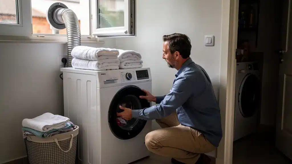 Où installer son appareil pour un fonctionnement optimal ? - Bien utiliser un sèche linge Editorial photo illustrating Où installer son appareil pour pour où installer son appareil pour un fonctionnement optimal