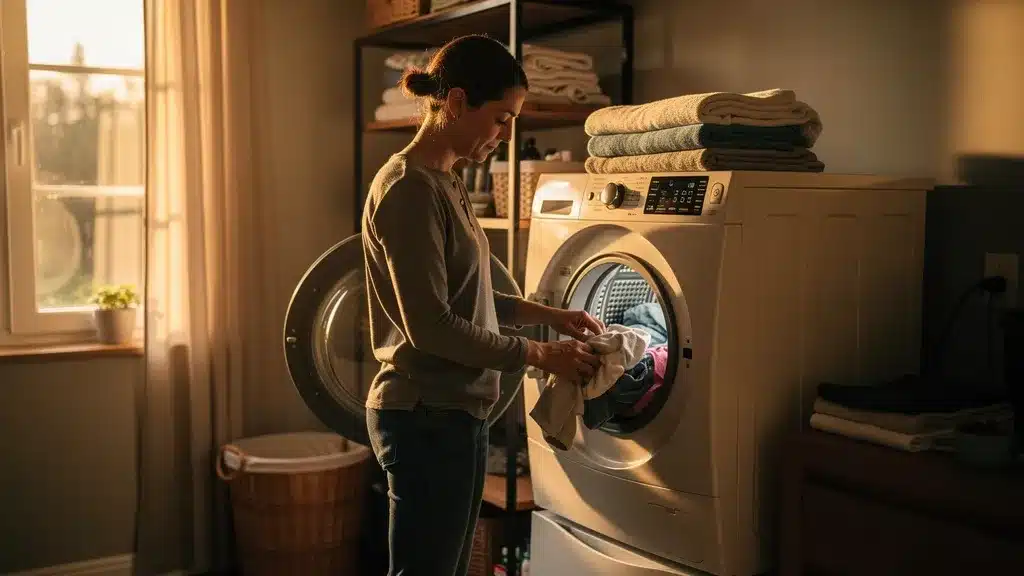 Photo illustrant bien utiliser un sèche linge