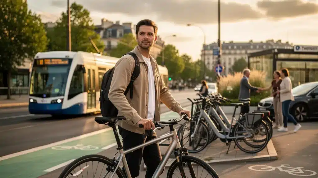 Photo illustrant forfait mobilité durable
