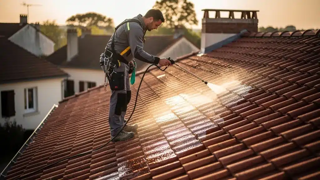 Photo illustrant hydrofuge toiture