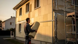Isolation extérieure : comptez entre 120€ et 270€ le m2