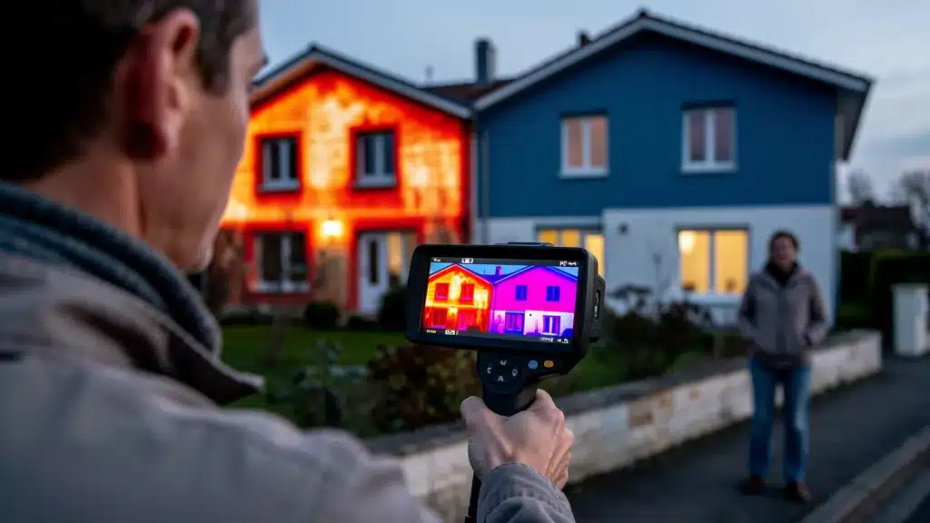 L'isolation ITE en détail : Performance thermique et protection - Iti vs ite Photo de maison avec appareil photo pour l'isolation ite en détail : performance thermique et protection