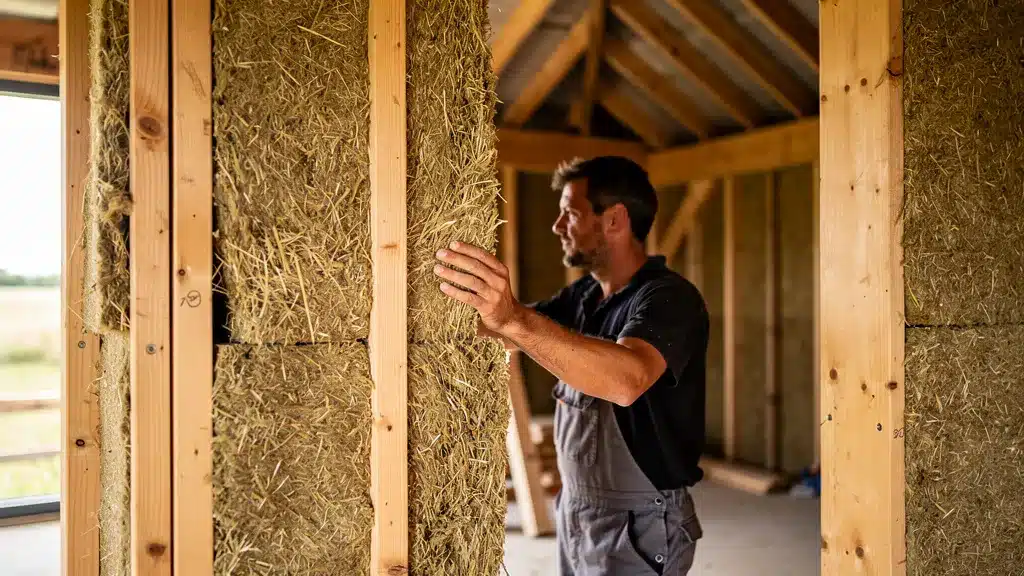 Isolant vs porteur : les limites de l'isolation en laine de chanvre : lumiere et bleu