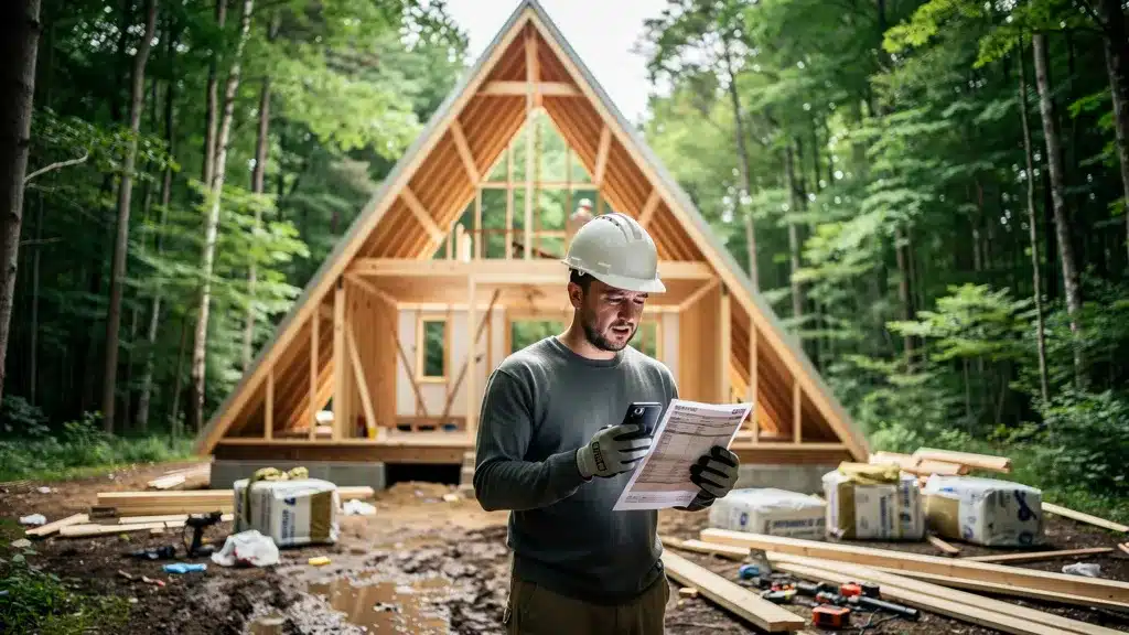 Graphique et montrant, maison pour prix d'une maison en a : quel budget pour l'autoconstruction