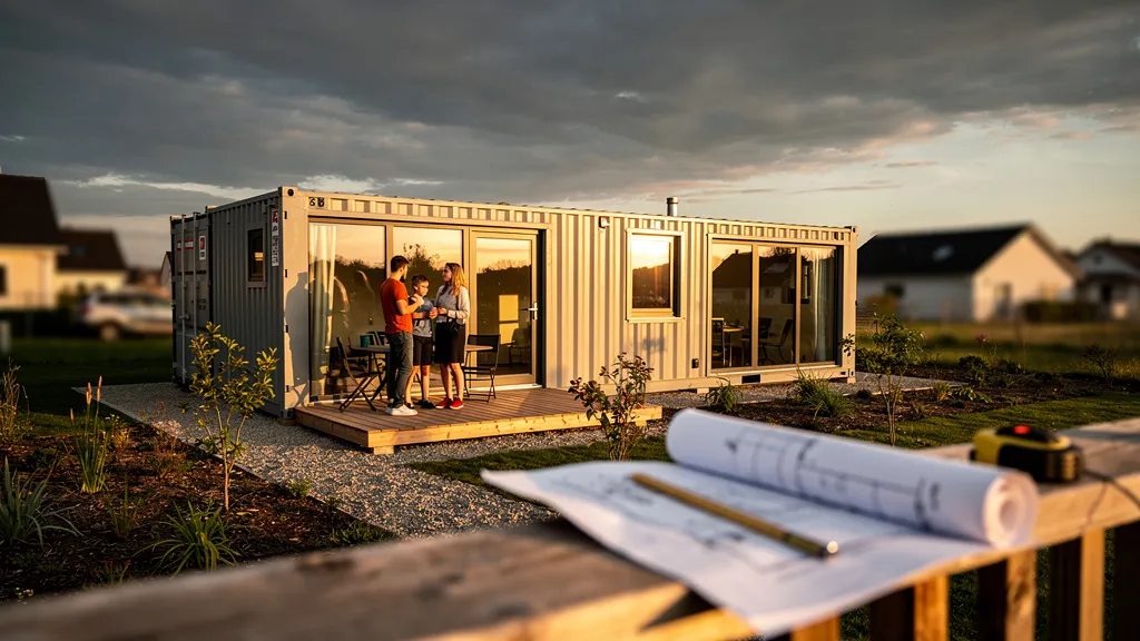 Photo illustrant prix d'une maison container