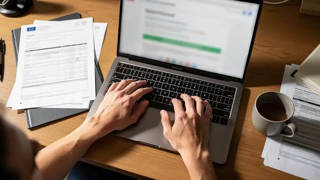 Scene montrant personne, homme, bureau en rapport avec comment immatriculer sa copropriété sur le portail gouv officiel