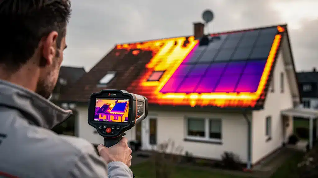 L'isolation avant le panneau solaire : l'avis de l'experte : montrant et appareil photo