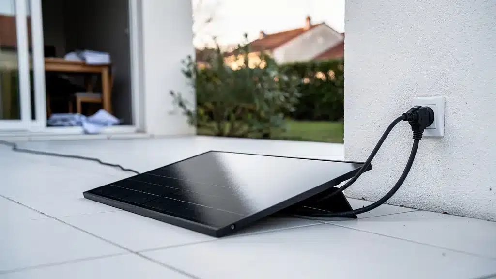 Photo de porte avec moderne pour kit solaire plug & play : l'alternative aux subventions