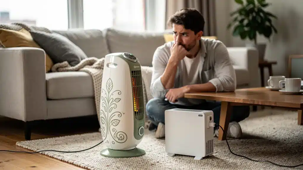 Lumiere et table, moderne pour comparatif 2026 : le meilleur chauffage d'appoint électrique