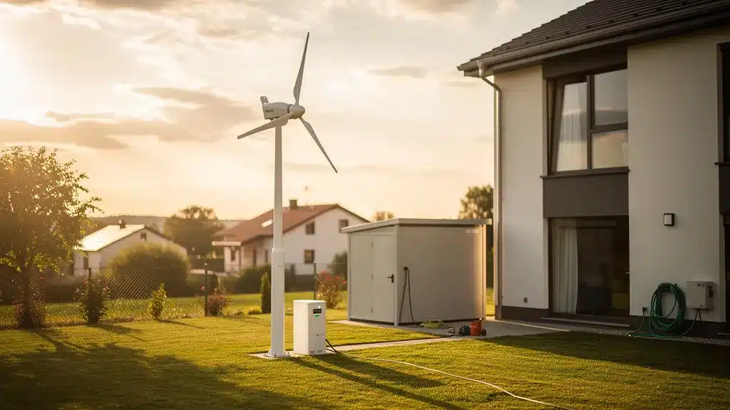 Photo illustrant eolienne pour maison