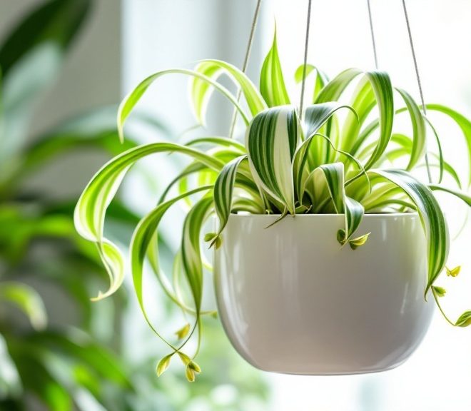 Chlorophytum (plante araignée) : entretien et multiplication