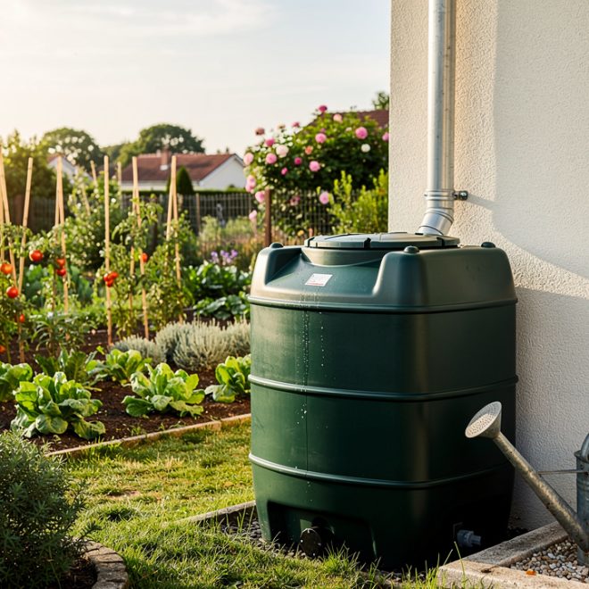 Récupérateur d&rsquo;eau de pluie gratuit : mairies, cuve IBC et vraies économies