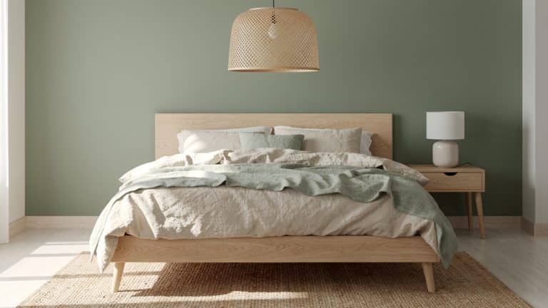 Chambre vert sauge et bois : 12 associations, idées déco et sélection IKEA